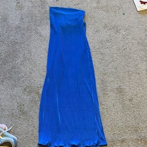 Vibrant Blue Strapless Dress